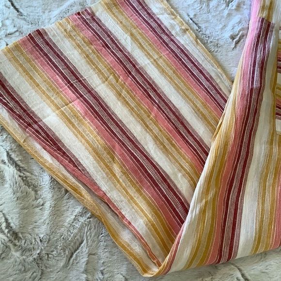 Nwt Rip Curl High Waist Wide Leg Striped Pants Size Large - Picture 7 of 16